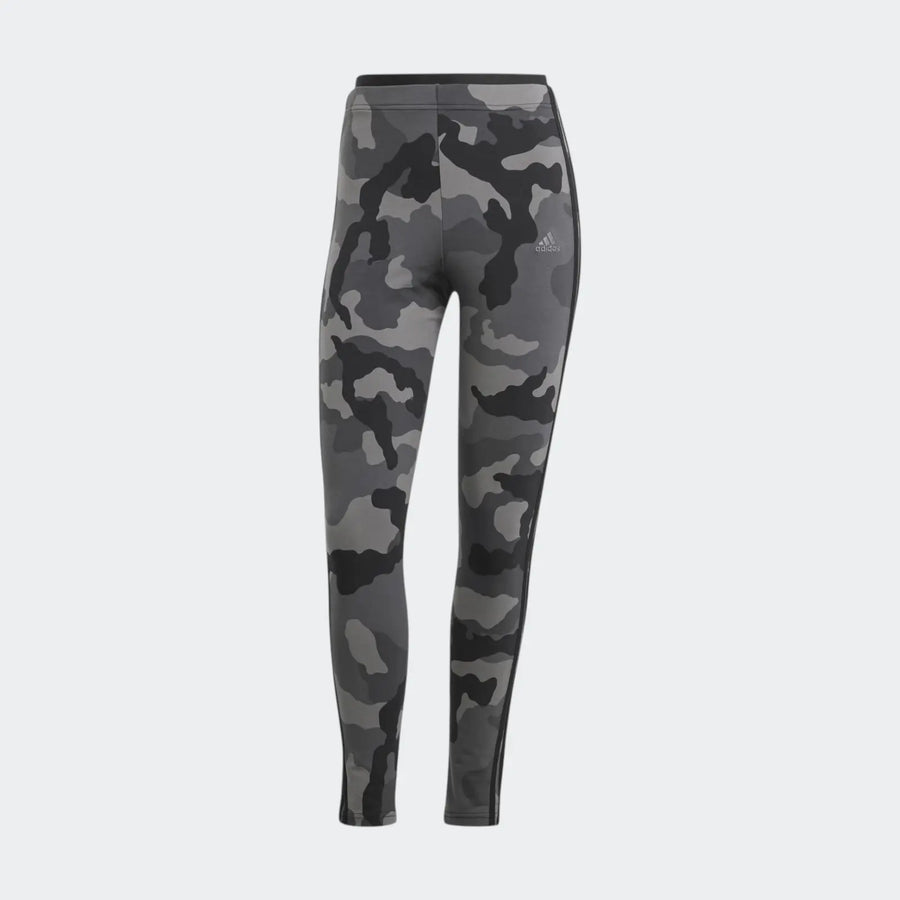 Essentials 3-Stripes Camo Print 7/8 Length Leggings