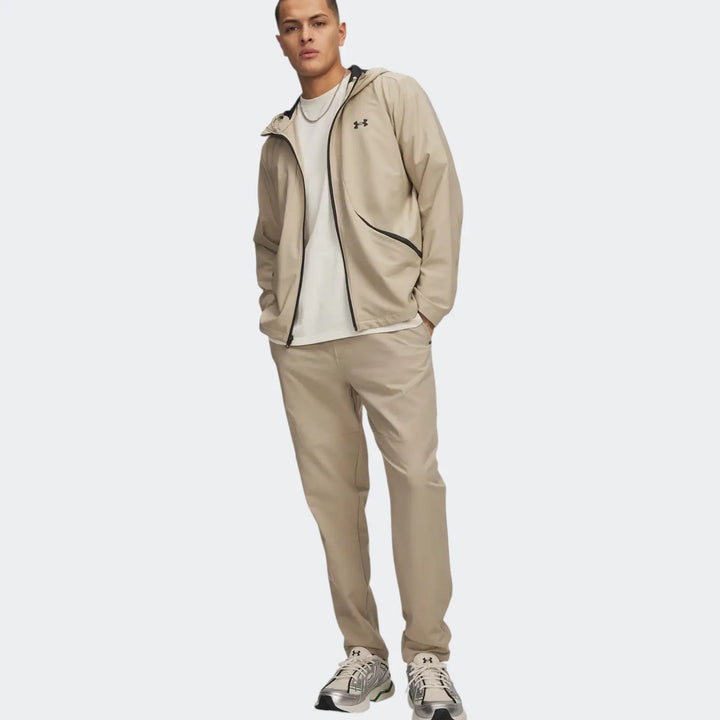 Ua Unstoppable Tapered Pants Beige Pants