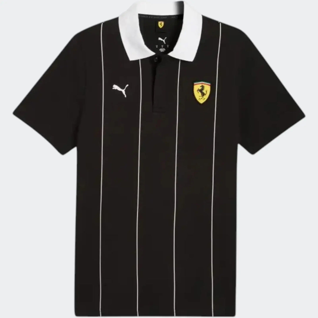 Ferrari Race Premium Polo Black Polo Shirts