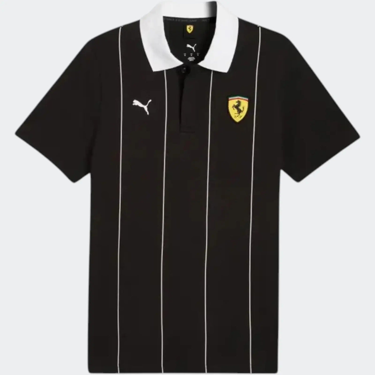 Ferrari Race Premium Polo Black Polo Shirts