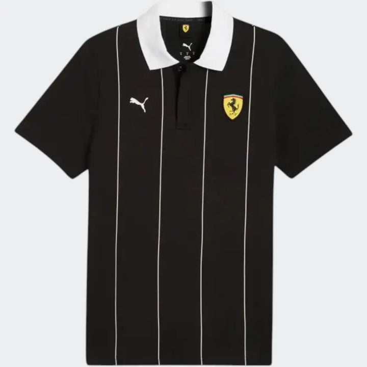 Ferrari Race Premium Polo Black Polo Shirts