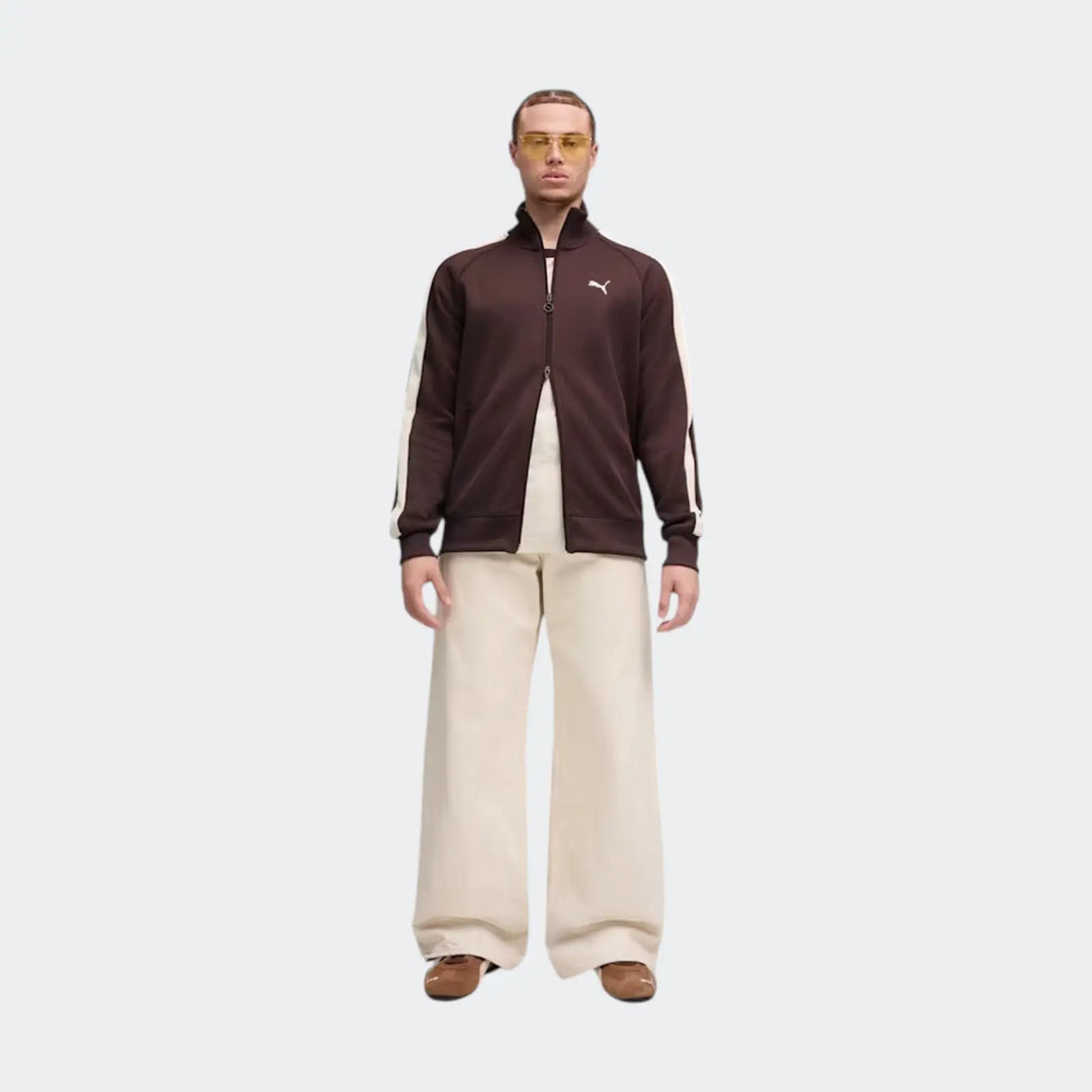 T7 Always On Track Jacket Brown Trackjackets
