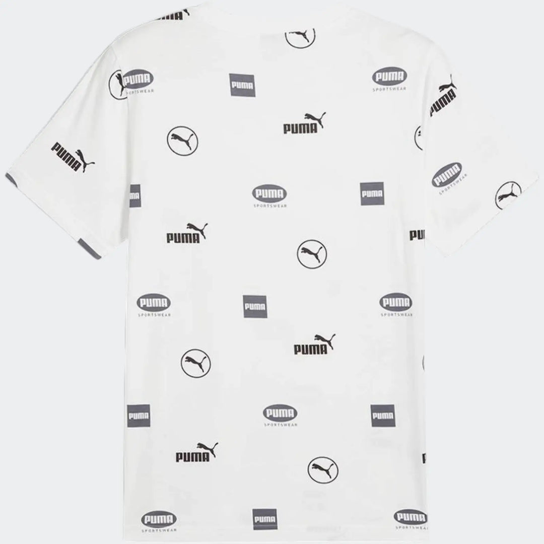 Puma Power Aop Tee White T-Shirts