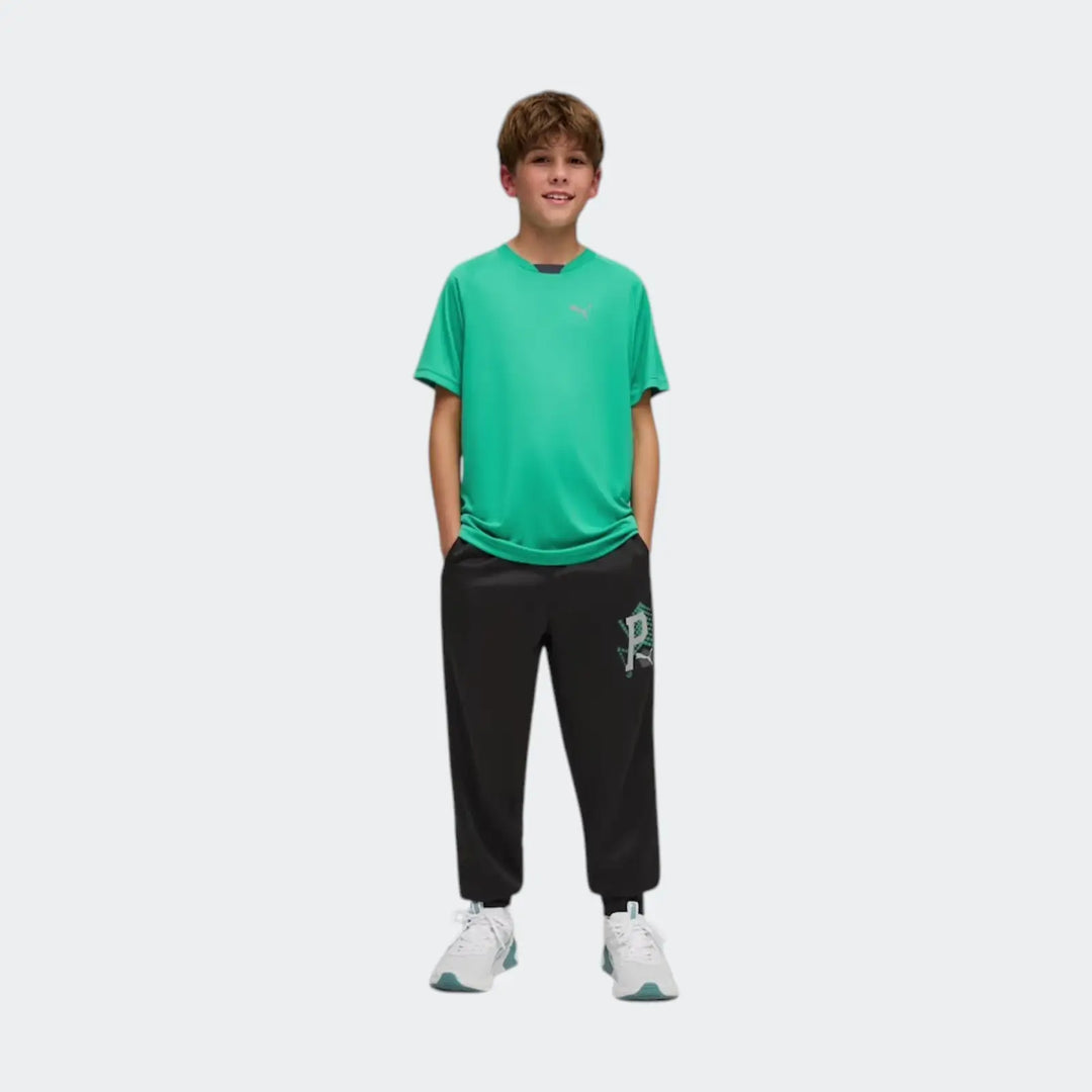 Active Sports Poly Pants Black Pants