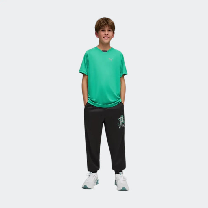 Active Sports Poly Pants Black Pants