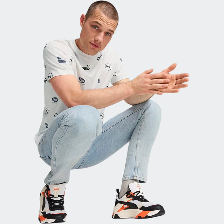 Puma Power Aop Tee White T-Shirts