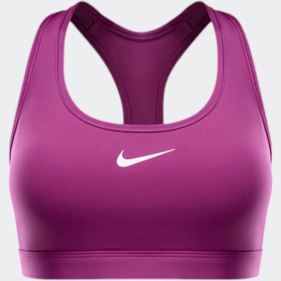W Nk Swsh Med Spt Bra Hot Pink Sports Bras