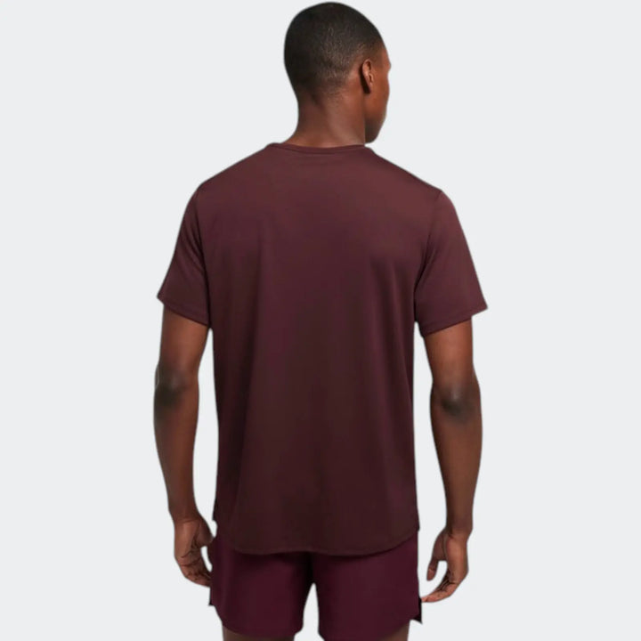 M Nk Df Uv Miler Ss Red T-Shirts