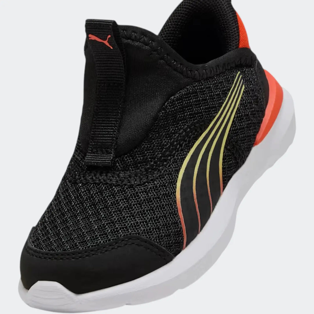 Kruz Sliptech Infants Black Sneakers
