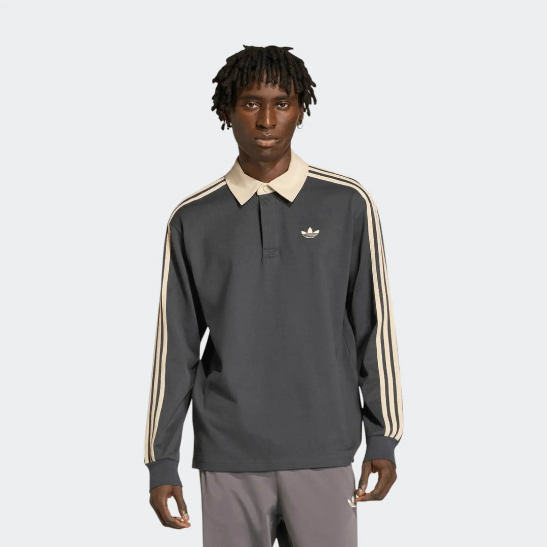 3-Stripes Rugby Longsleeve Polo