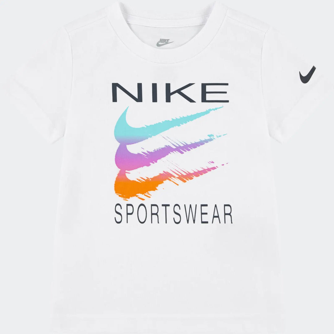 Nike Boys Sportswear Swoosh T-Shirt - White