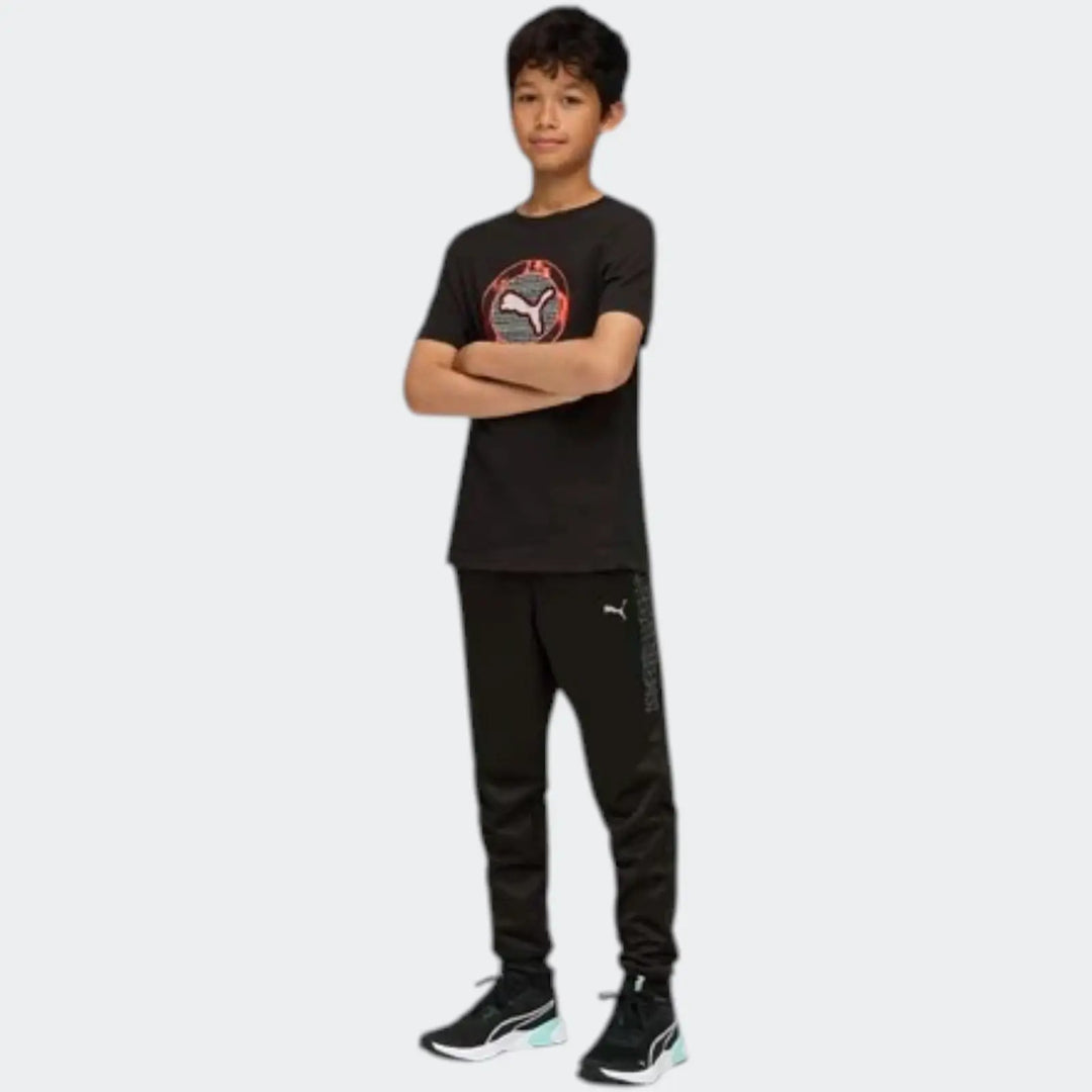 Active Sports Big Graphic Tee Black T-Shirts