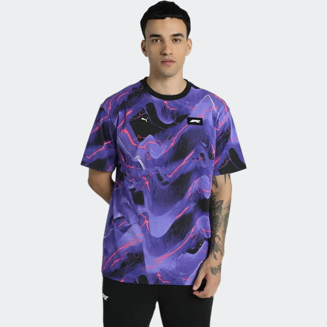 F1 Neon Energy Aop Tee Black T-Shirts