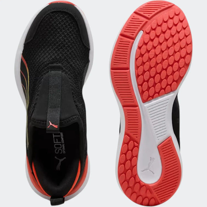 Kruz Profoam Sliptech Jr Black Sneakers