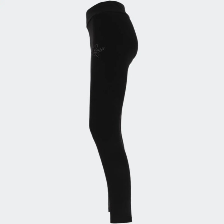 Ess Script High-Waist Leggings Black Leggings