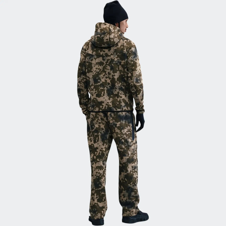 Nike Tech Men'S Open-Hem Fleece Camo Pants