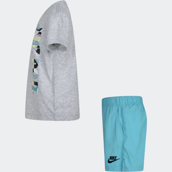 Nkb B Nsw Otl Wvn Short Set Blue Shorts