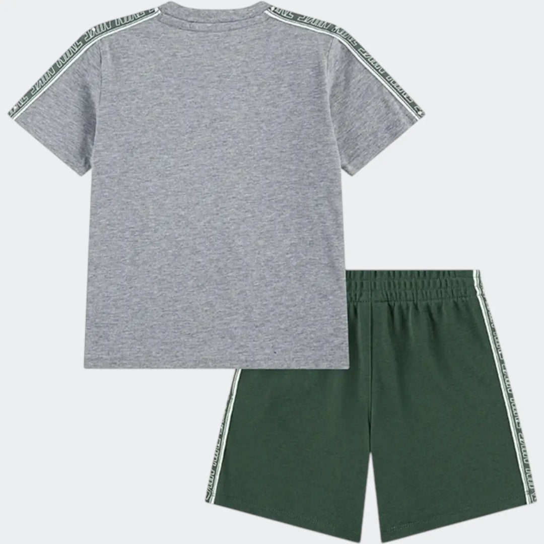 Nkn Poly Pack Knit Short Set Green Shorts