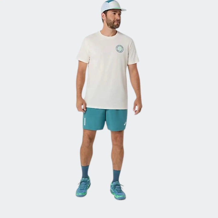 Padel Court Graphic Ss Top White T-Shirts