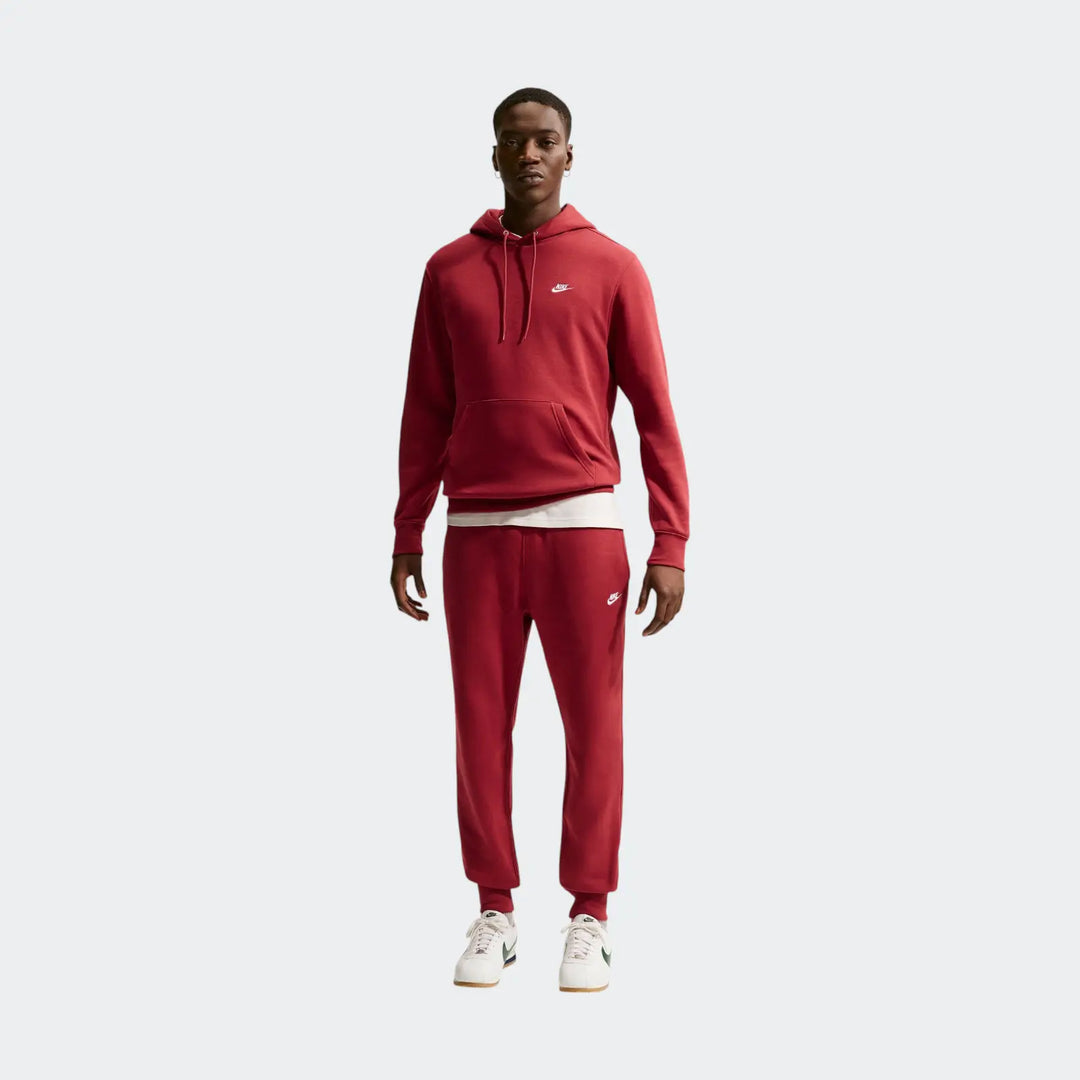 M Nk Club Bb Po Hoodie Red Hoodies