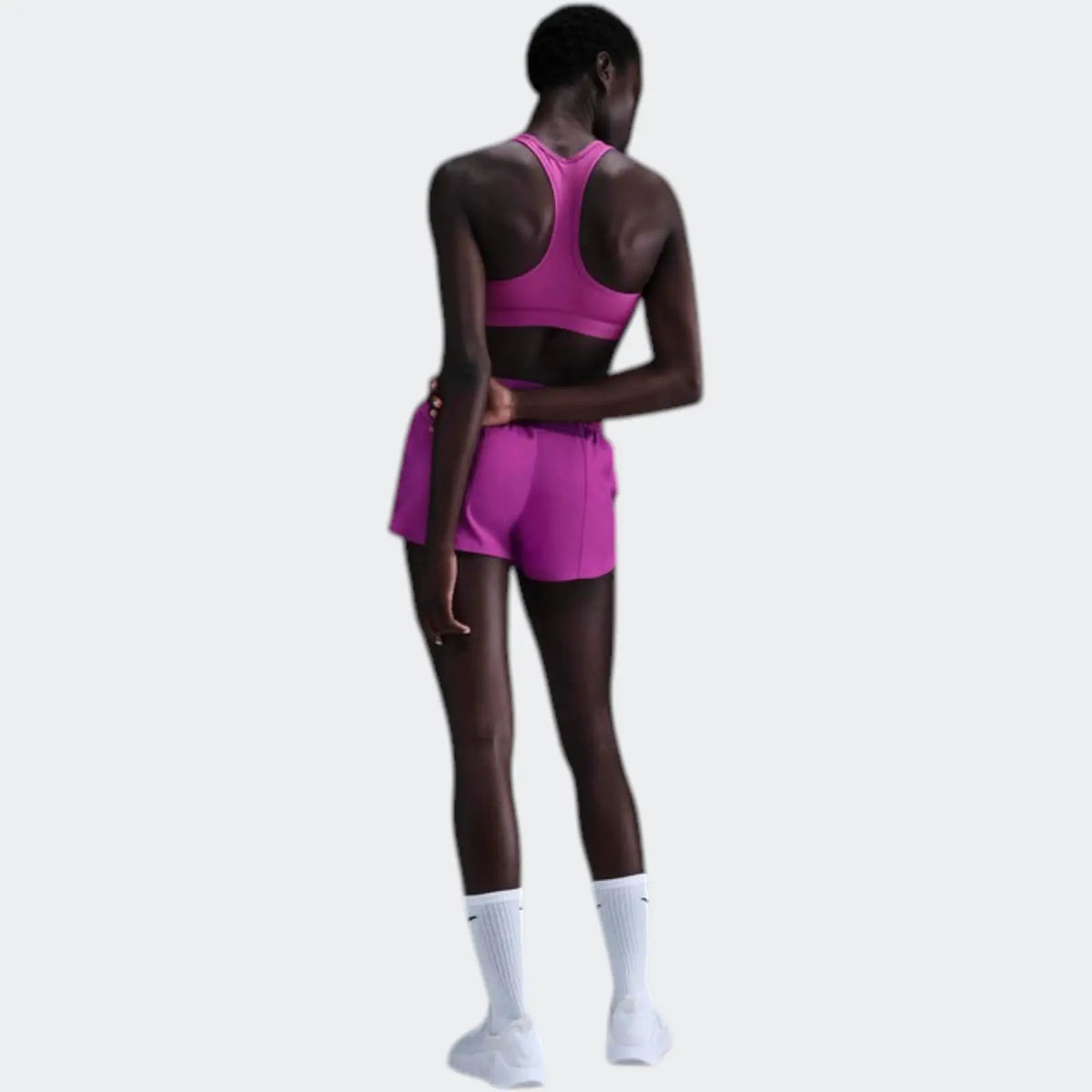 W Nk Swsh Med Spt Bra Hot Pink Sports Bras