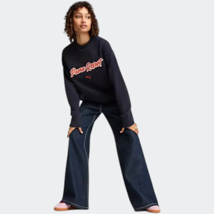 Premium Ess Relaxed Blue Sweaters