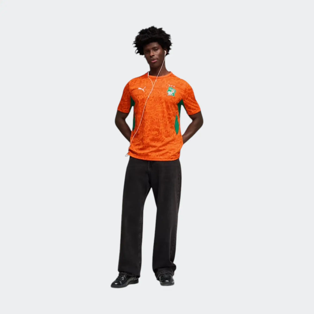 Fif Home Jersey Replica Orange Jersey