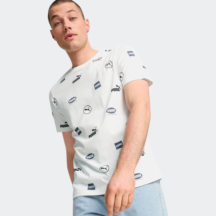 Puma Power Aop Tee White T-Shirts