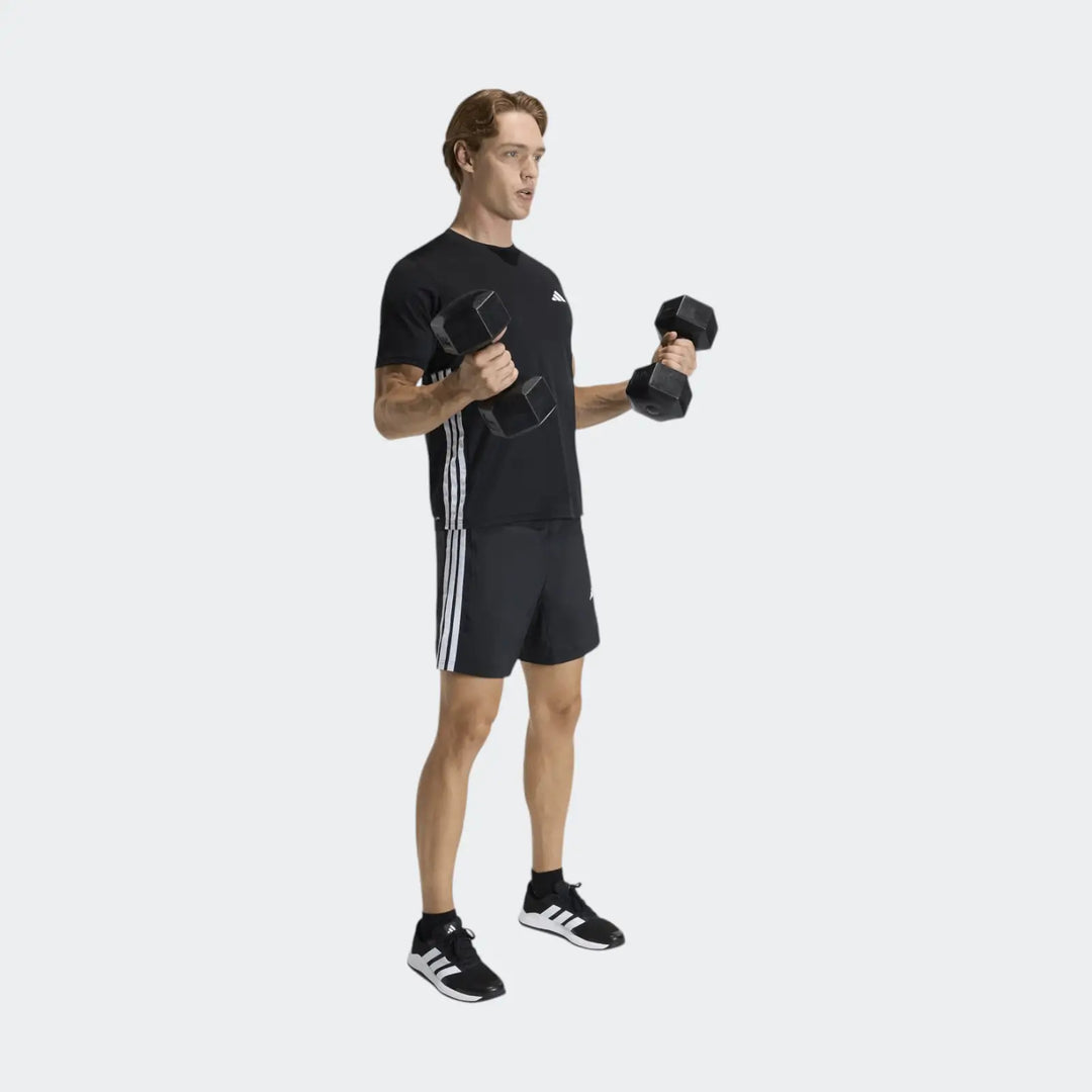 Workout Essentials Base 3 Stripes Woven Short