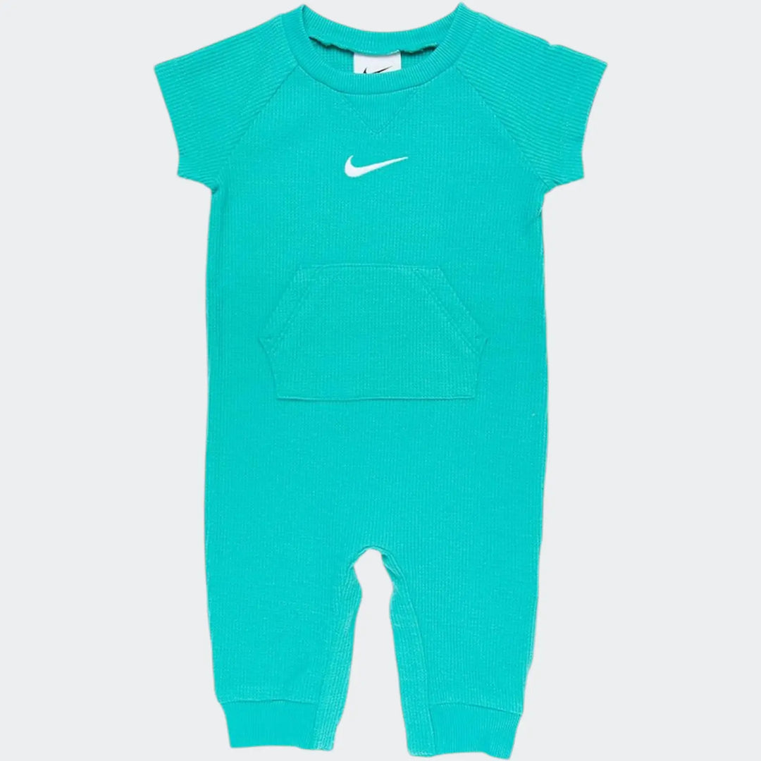 Nkn Essentials Ss Ll Coverall Green Jumpsuit