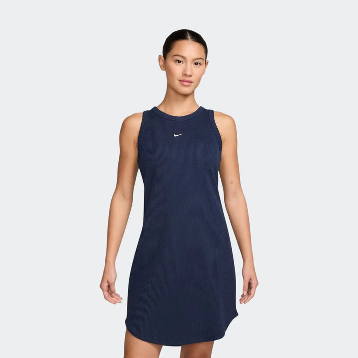 W Nsw Nk Chll Wfl Tank Blue Dresses