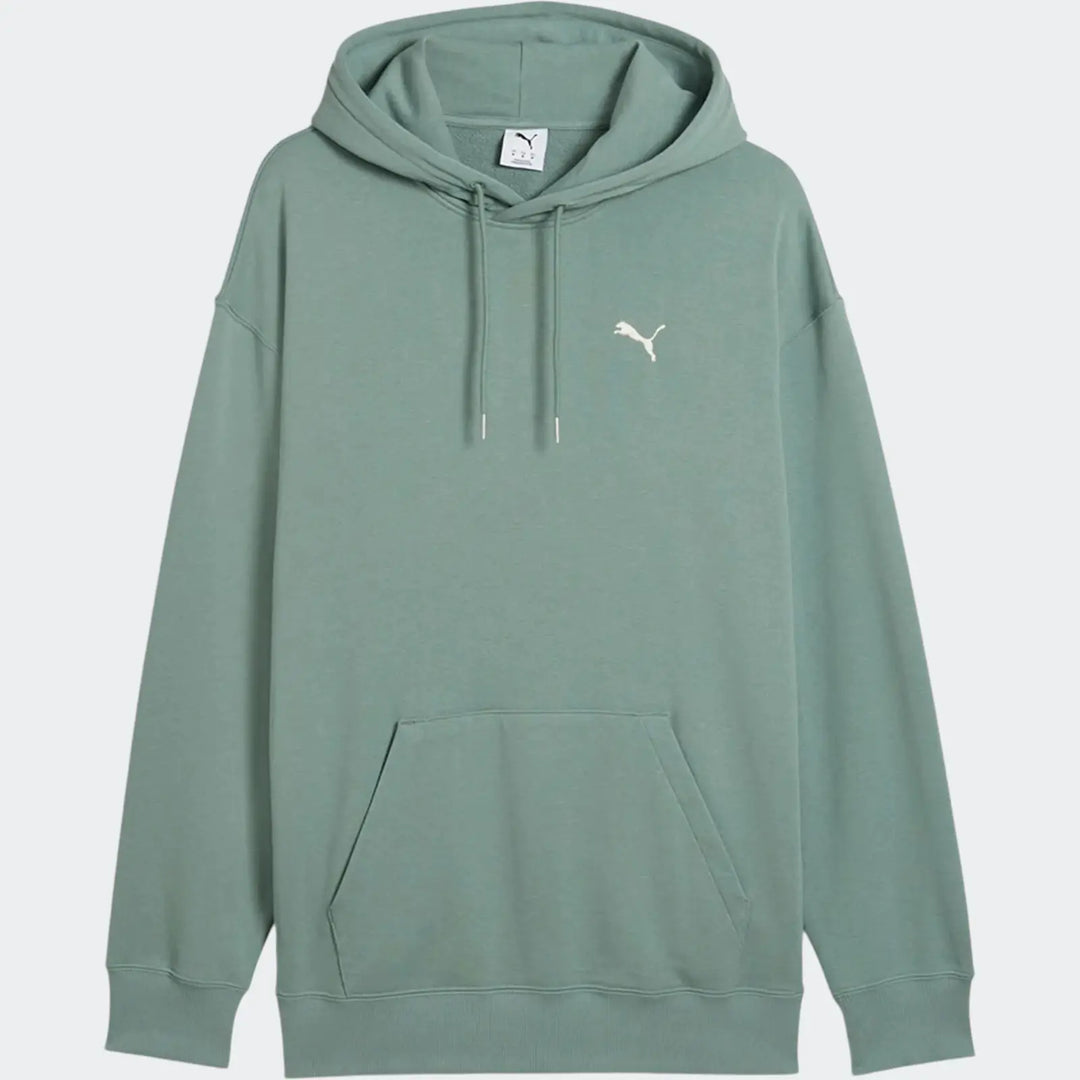 Wardrobe Ess Relaxed Hoodie Green Hoodies