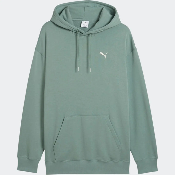 Wardrobe Ess Relaxed Hoodie Green Hoodies