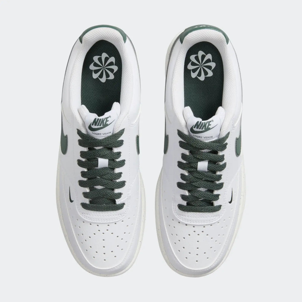 W Nike Court Vision Low White Sneakers
