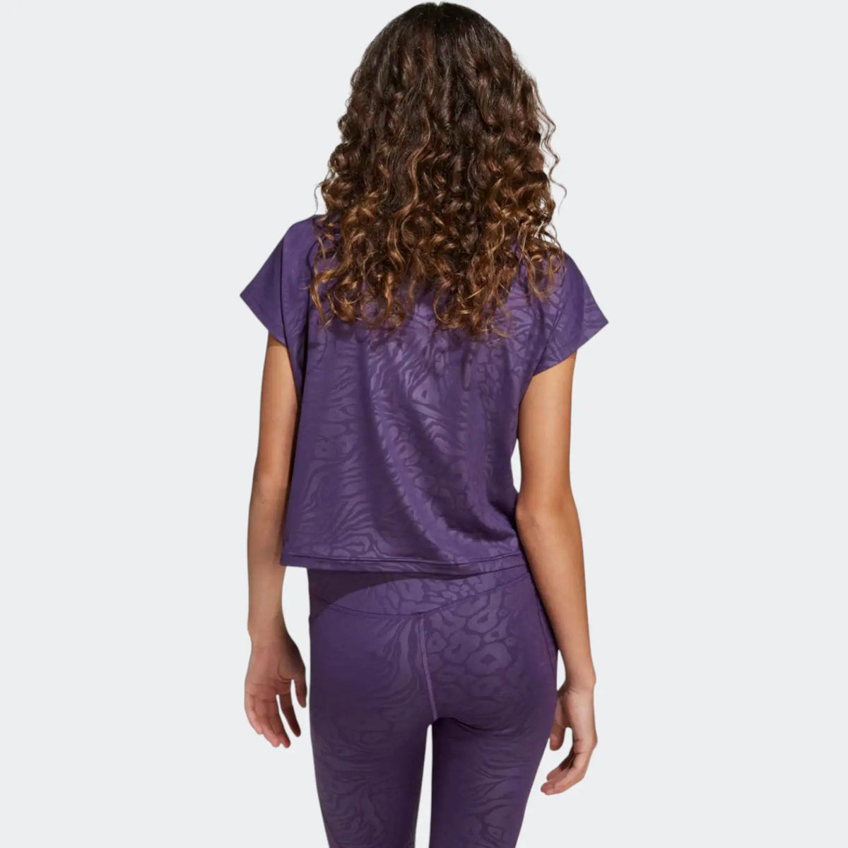All Sports Animal Print Crop T-Shirt