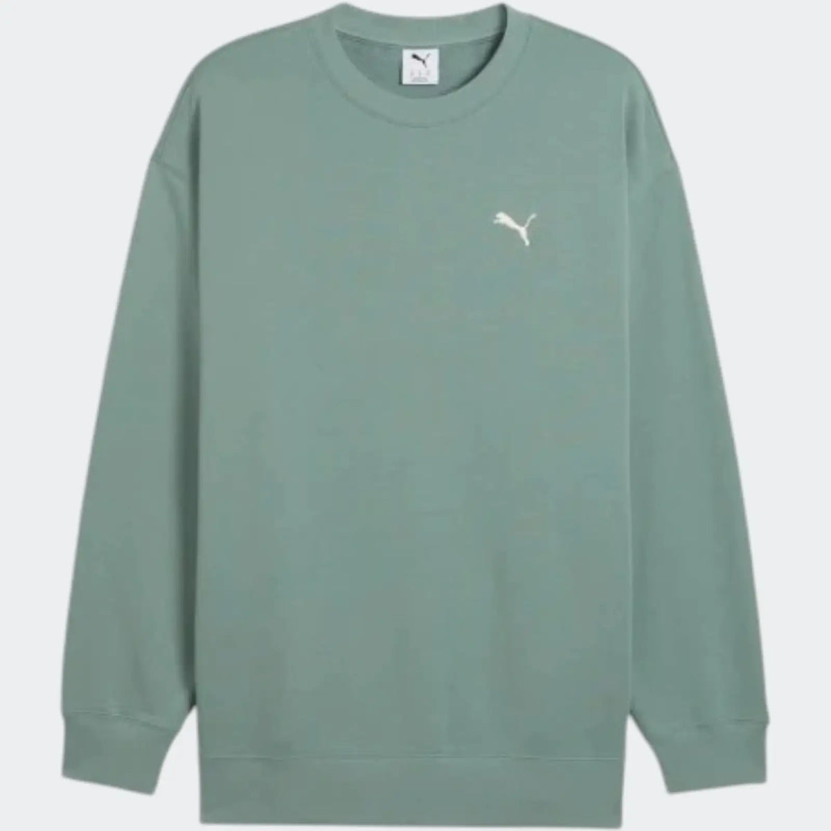 Wardrobe Ess Relaxed Crew Green Sweaters