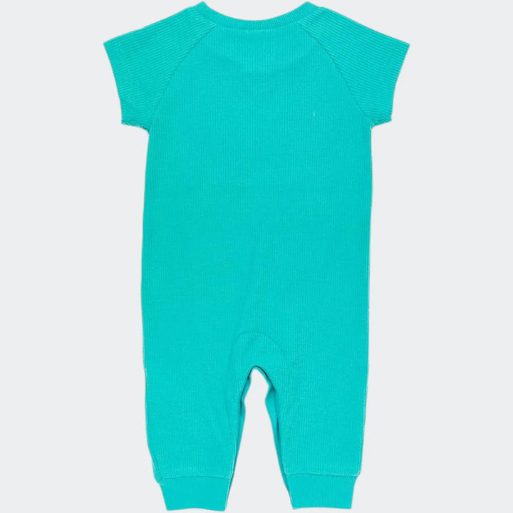 Nkn Essentials Ss Ll Coverall Green Jumpsuit