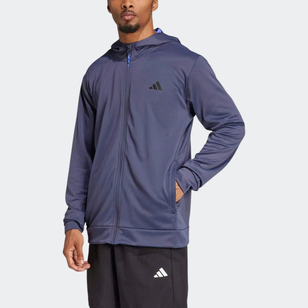Train Essentials Camo Full-Zip Hoodie