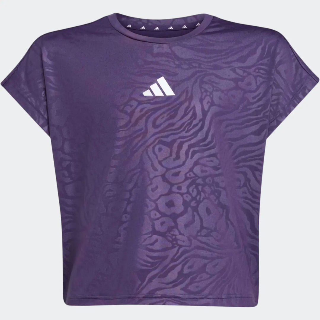 All Sports Animal Print Crop T-Shirt