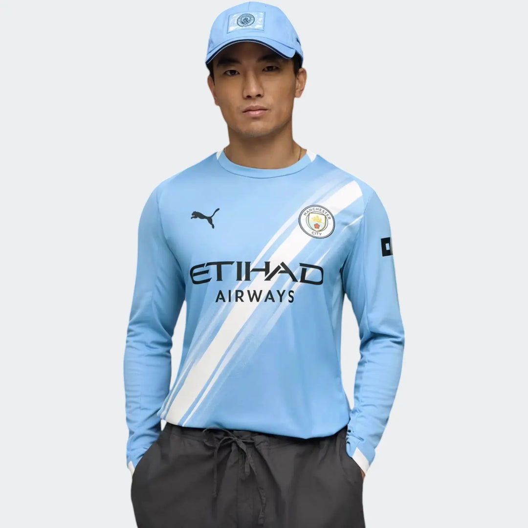 Mcfc Hm Ls Jsy 25/26 Blue Jersey