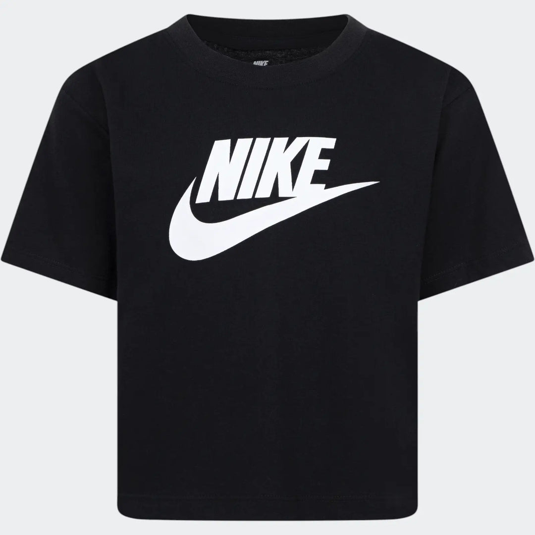 Nike Girls HBR Club Boxy T-Shirt - Black