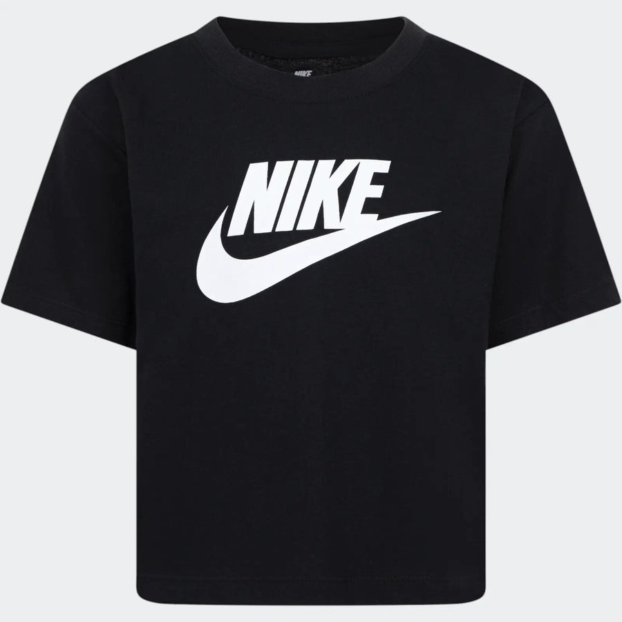 Nike Girls HBR Club Boxy T-Shirt - Black