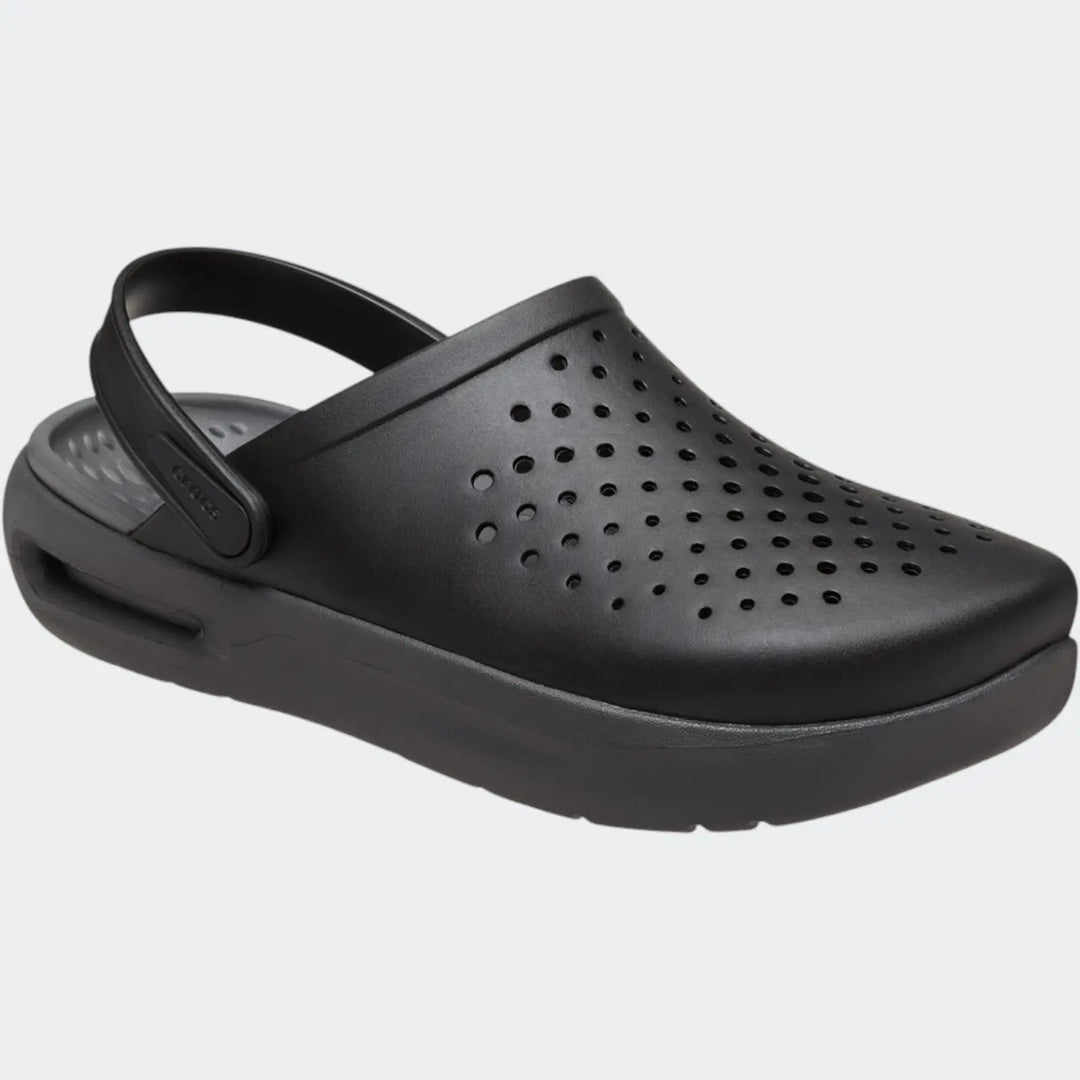In Motion Black Clogs