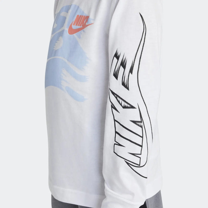 Nkb On The Move Ls Tee White T-Shirts