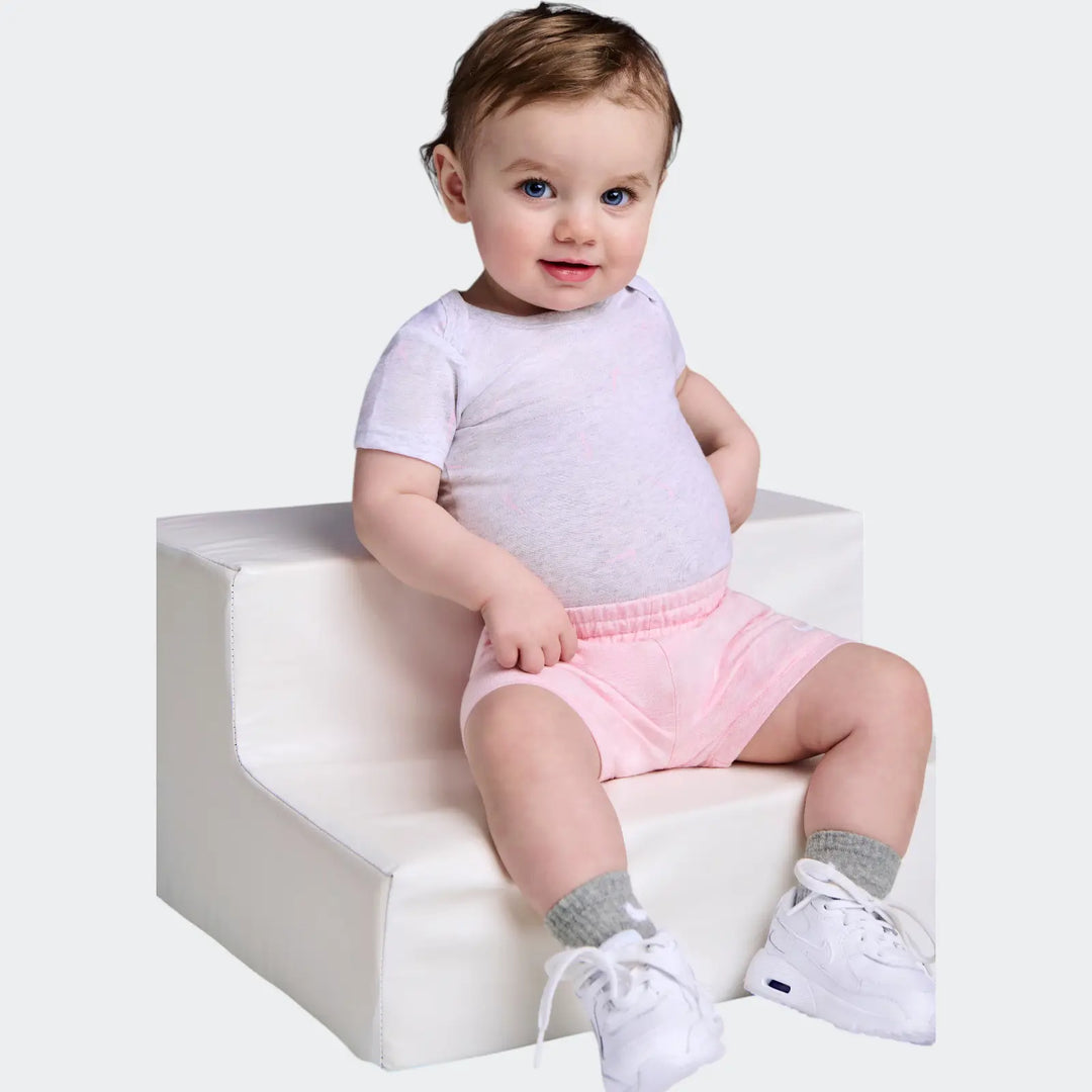 Nike Boys Be Stripe Swooshfetti T-Shirt Set - Pink