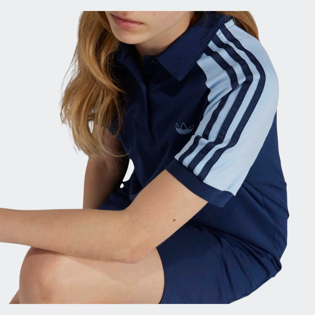 Polo Dress With Colorblock Kids