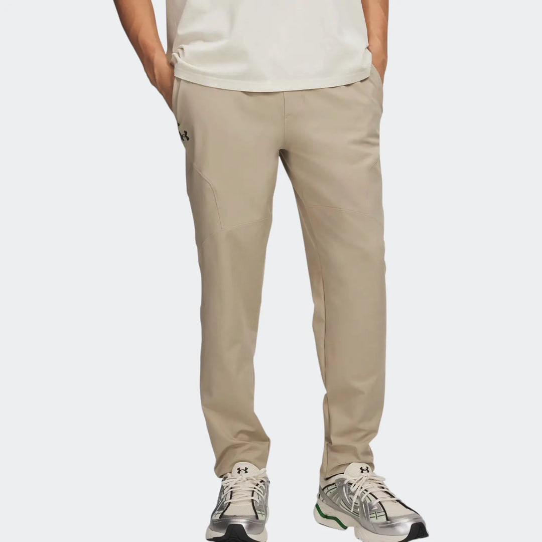 Ua Unstoppable Tapered Pants Beige Pants