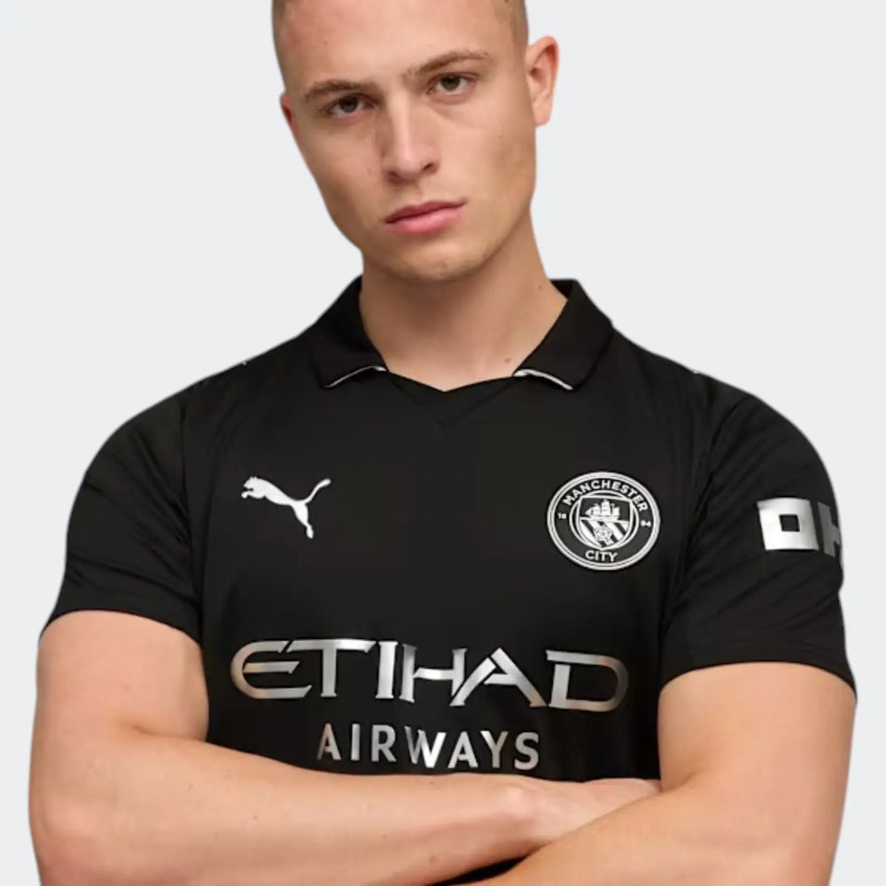 Mcfc Away Jersey Replica 25/26 Black Jersey
