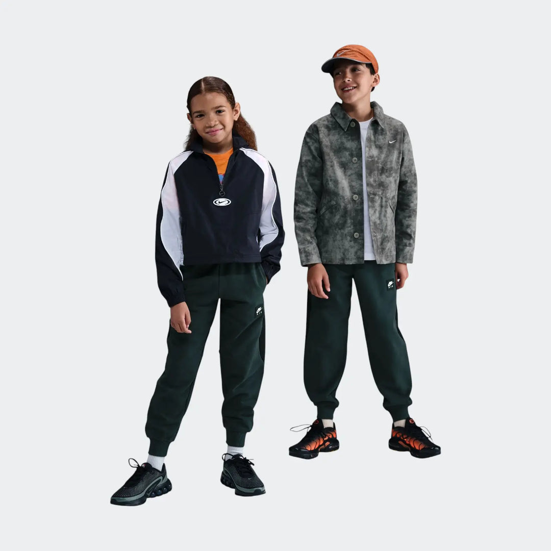 K Nike Air Flc Jogger Green Pants