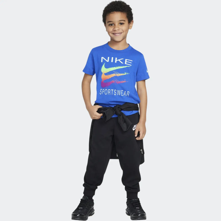 Nkb Nike Sportwear Swoosh Tee Blue T-Shirts